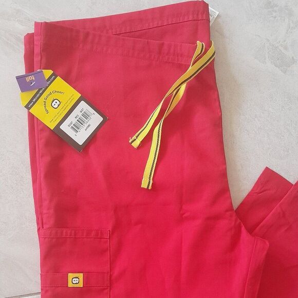 Red Scrub Pants - Picture 4 of 5